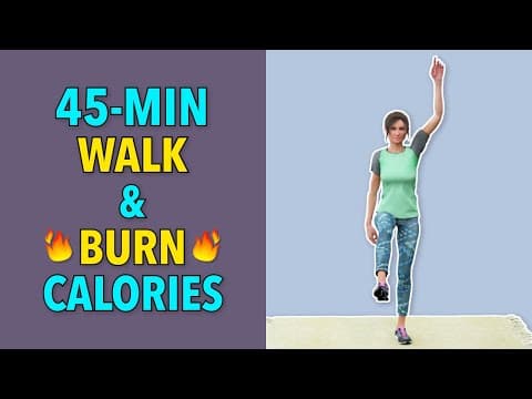 45-Min Strong Walking Cardio – Calorie-Burn Walk