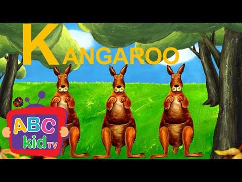 Alphabet ABC Phonics! K is for Kangaroo | ABC Kid TV Nursery Rhymes & Kids Songs