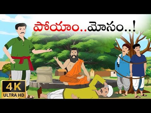 Telugu Stories | పోయాం మోసం | Stories In Telugu | Telugu Moral Stories