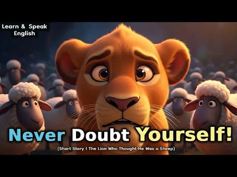 Never Doubt Yourself | You are Not Weak | The Lion Who Thought He Was a Sheep | Motivational Story