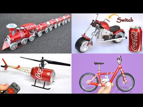 4 Inventions Amazing with coca-cola cans - you can make it at home | Awesome DIY Toys