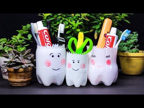 8 plastic bottles crafts for kids