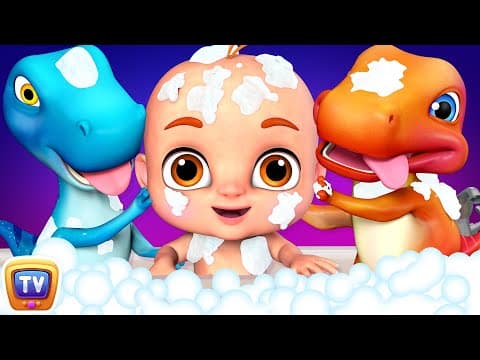 Bath Song | Let's take a Bath | ChuChu TV 3D Nursery Rhymes & Songs for Babies