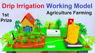 drip irrigation working model | inspire award science project | DIY at home project