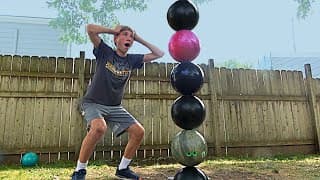 Stacking Bowling Balls Challenge|Thats Amazing