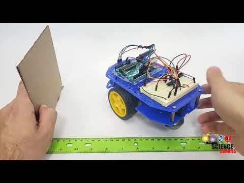 Arduino Self-Driving Car Lesson 5: Detecting Obstacles - YouTube