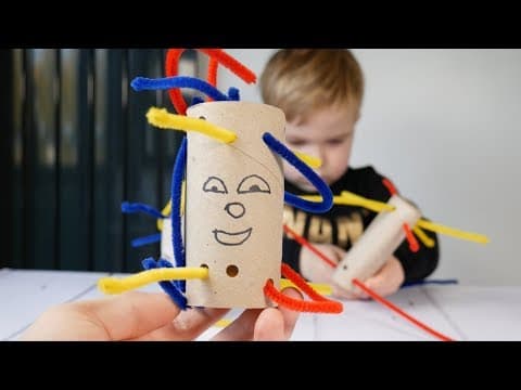 Toilet Paper Roll Monster Activity For Toddlers