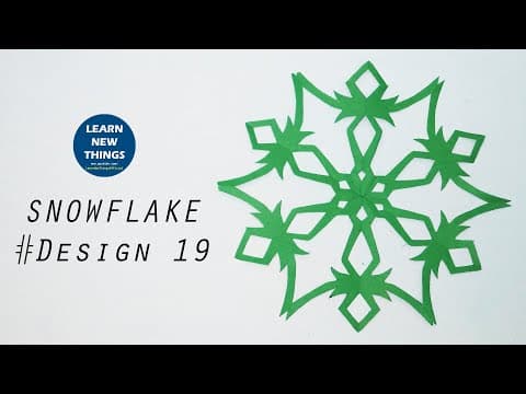 How To Make A Origami Snowflake | Paper