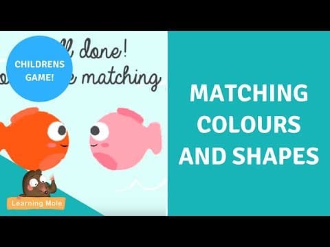 Matching Colors and Shapes - Colour Matching - Teaching Colors Activities - Shapes and Colours