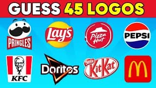 Guess The Logo Food And Drink Edition | 45 Famous Logos