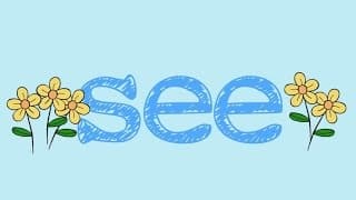 See Sight Word Song for the word See