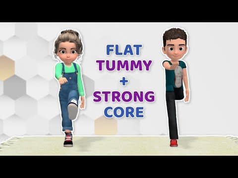 5-DAY FLAT TUMMY CHALLENGE: CORE EXERCISES FOR KIDS