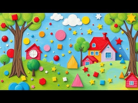 Learn shapes song for Kids | Nursery rhymes