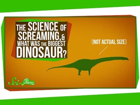 The Science of Screaming, And What Was the Biggest Dinosaur?