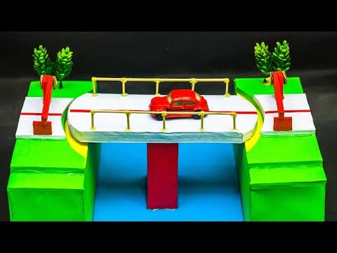 Science Projects | Rotating Bridge Working Model