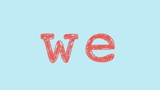We- Sight Word Song for the word "We"