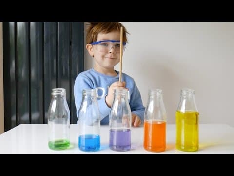 How to Make Xylophone Using Water - Musical Instruments for Kids