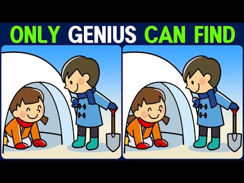 【Find the Difference】 Improve concentration for brain health!