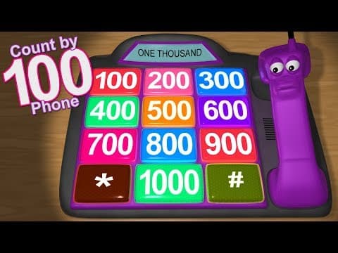 Count by 100 Phone - Counting 100 to 1,000