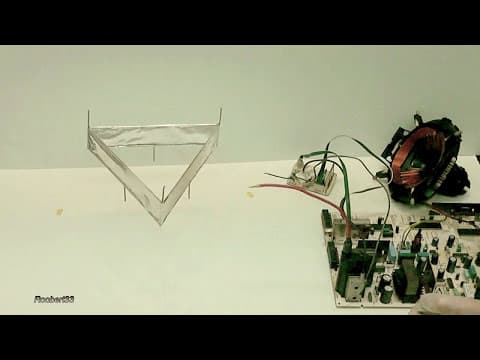 HV DC Antigravity Lifter Test