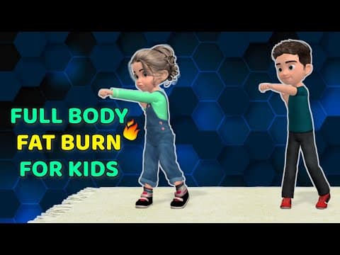 25 MINUTE FULL BODY FAT BURN – EXERCISE FOR KIDS