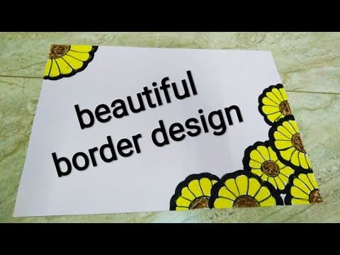 Border design - project design new - front page design - assignment design