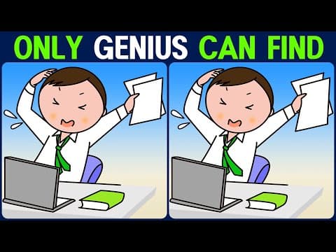 【Find the Difference】 Have fun, focus and improve your memory.