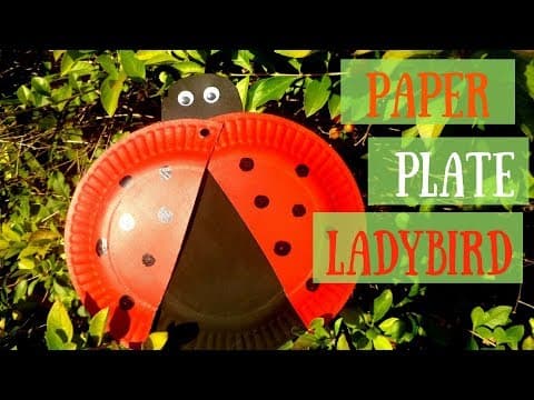 Paper Plate Ladybird | Fun Paper Plate Crafts
