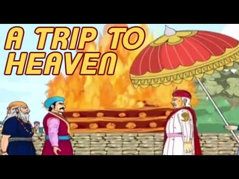 Akbar and Birbal stories | A trip to heaven | Animated Story