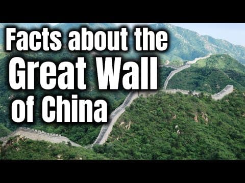 Great wall of china facts for kids