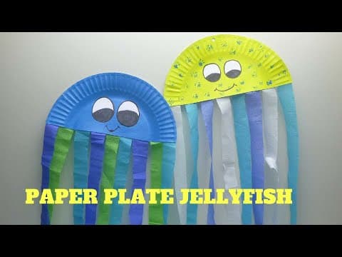 How to Make a Paper Plate Jellyfish