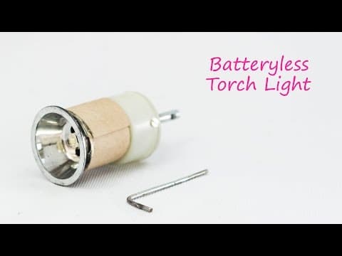 How To Make Batteryless Torch Light