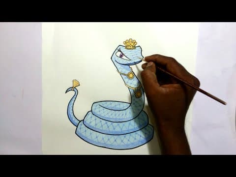 how to draw Cleo de Nile's pet   -  Lesson 43