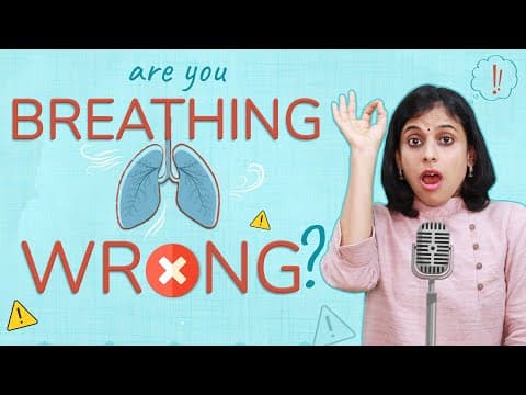 Are you breathing wrong? | 5 Tips to fix your breathing | VoxGuru ft. Pratibha Sarathy