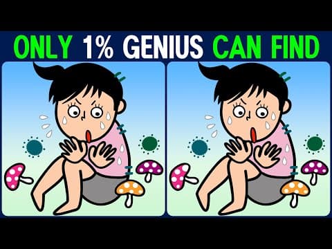 【Find the Difference】 Wise for you! Let's do brain exercise together! Find the differences!