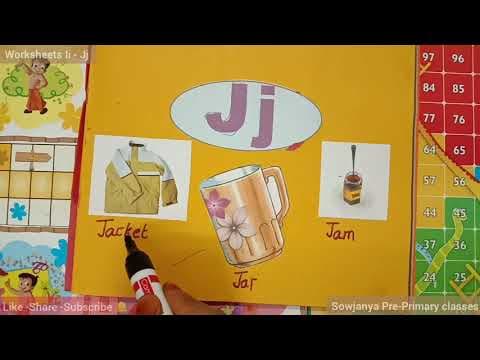 Alphabets worksheets i and j