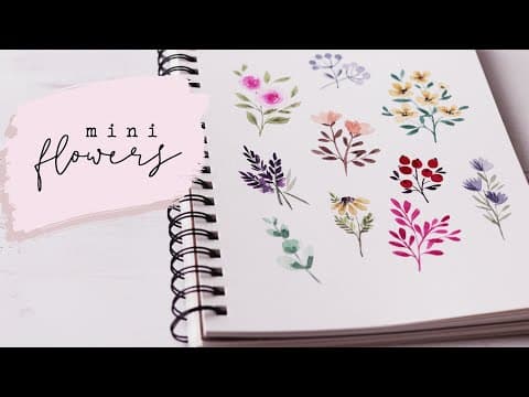 How to paint ‘perfectly imperfect’ watercolor flowers