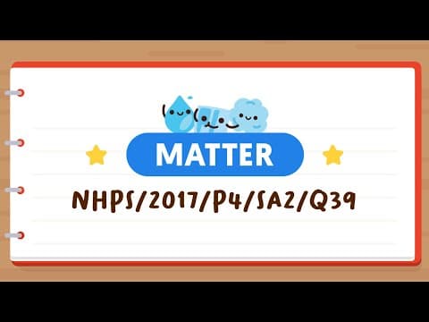 PSLE SCIENCE MADE SIMPLE EP49 | Matter | Identify The Type Of Matter In The Plunger