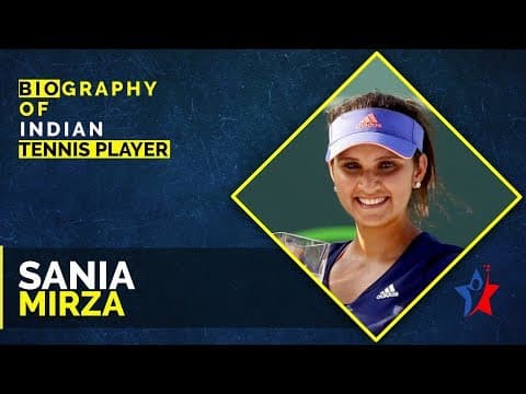 Sania mirza biography-indian professional tennis player