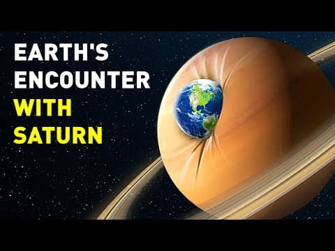 What would Happen if Saturn and Earth Collided?
