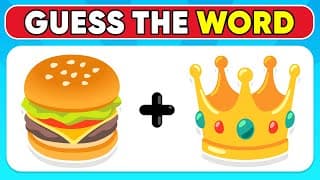 Can You Guess the WORD By The Emoji? | Emoji Quiz #6