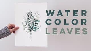 Watercolor For Beginners | Painting Leaves