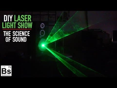 Laser Light Show DIY - The Science of Sound with Mr. G - Part 1