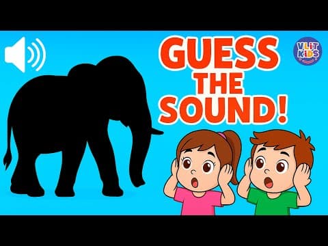 Animal Sounds and Names for Kids | English Vocabulary | Animals Learning Videos for Toddlers
