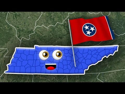 Tennessee - Geography & Counties - 50 States of America