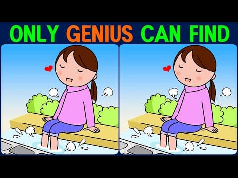 【Find the Difference】 Can you find them all?