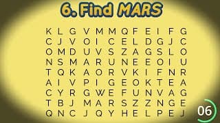 Find the Word' Challenge, Find the Hidden Words out of Jumbled Letters