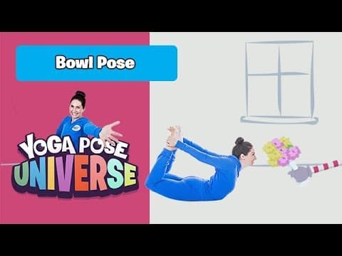 Bowl Pose | Yoga Pose Universe | Learn a kids yoga pose