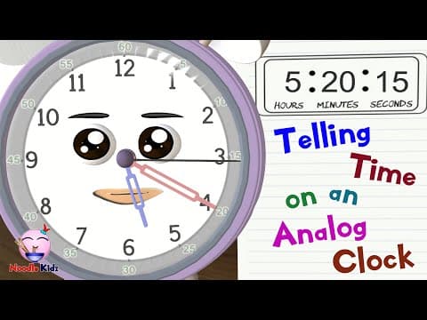 Telling Time on an Analog Clock for Kids