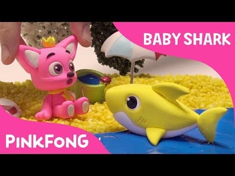 How to make a clay Baby Shark | Pinkfong Clay | Animal Songs